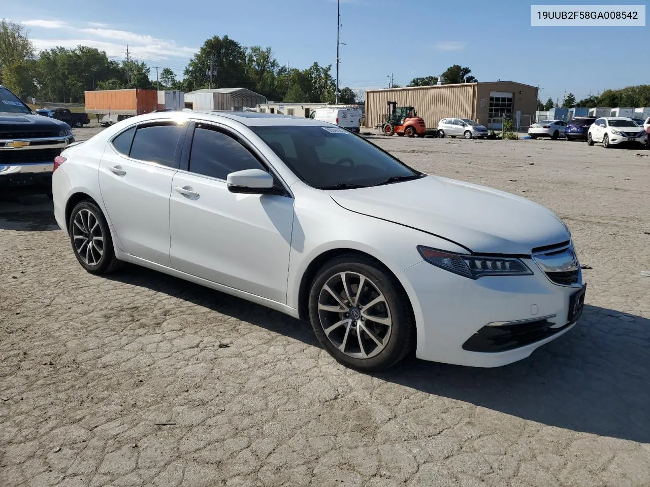 Auction sale of the 2016 Acura TLX , vin: 19UUB2F58GA008542, lot number: 68944384
