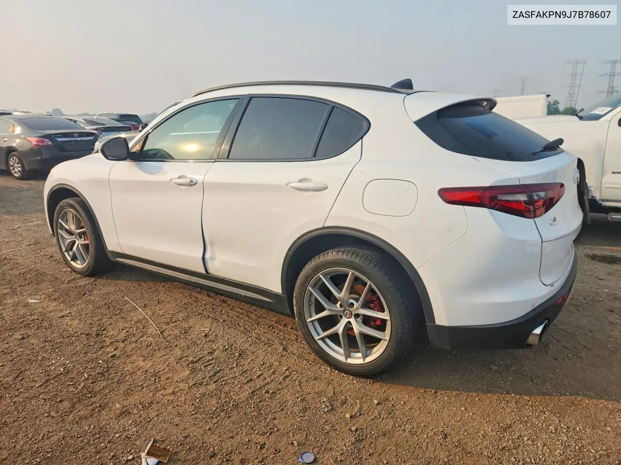 Auction sale of the 2018 Alfa Romeo Stelvio , vin: ZASFAKPN9J7B78607, lot number: 61366486
