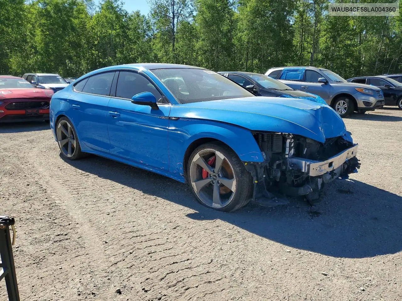 Auction sale of the 2020 Audi S5 , vin: WAUB4CF58LA004360, lot number: 55973086