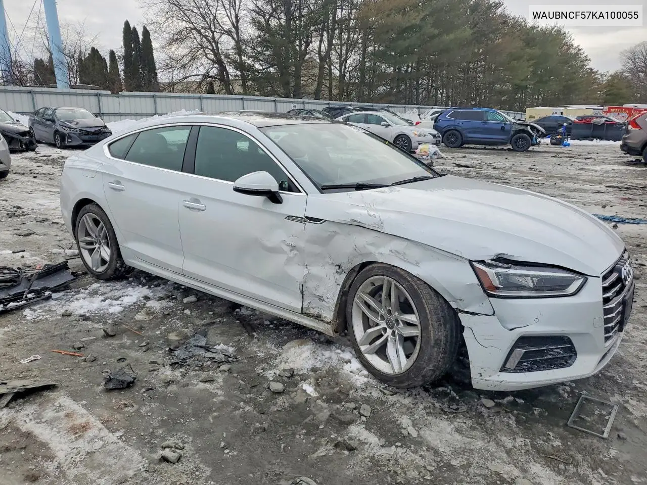 Auction sale of the 2019 Audi A5 , vin: WAUBNCF57KA100055, lot number: 76241795