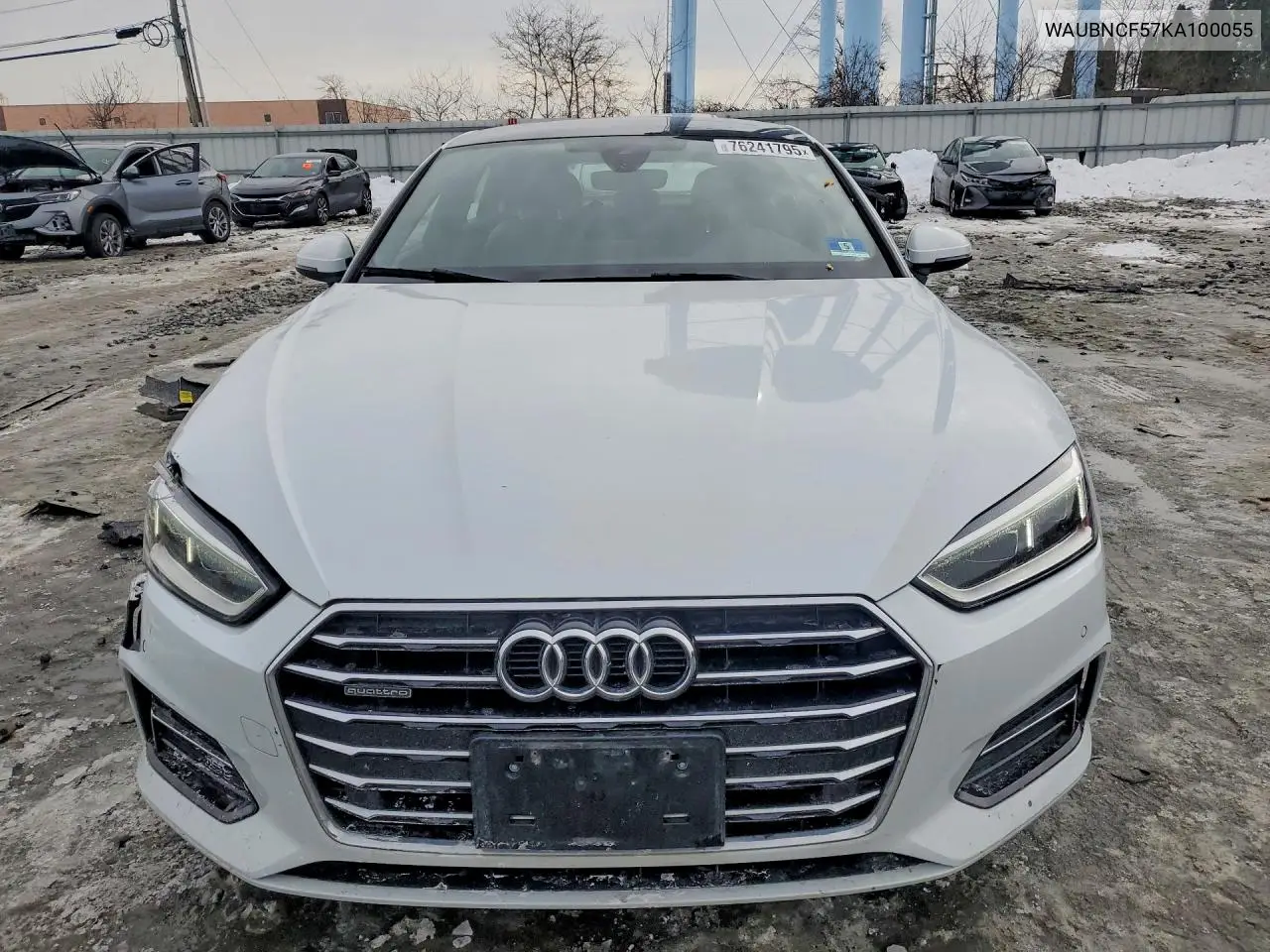 Auction sale of the 2019 Audi A5 , vin: WAUBNCF57KA100055, lot number: 76241795