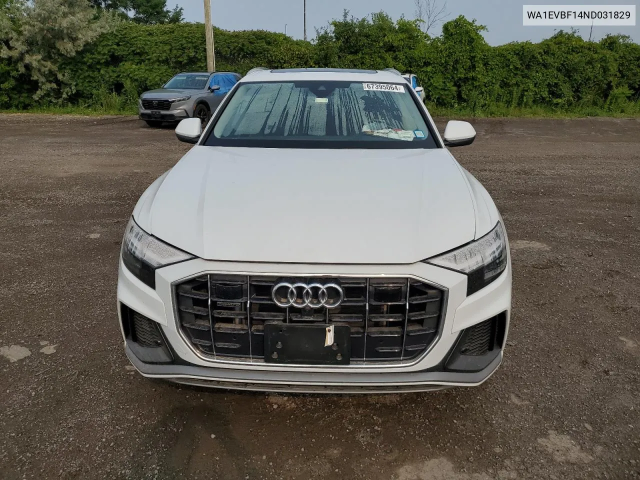 Auction sale of the 2022 Audi Q8 , vin: WA1EVBF14ND031829, lot number: 67395064