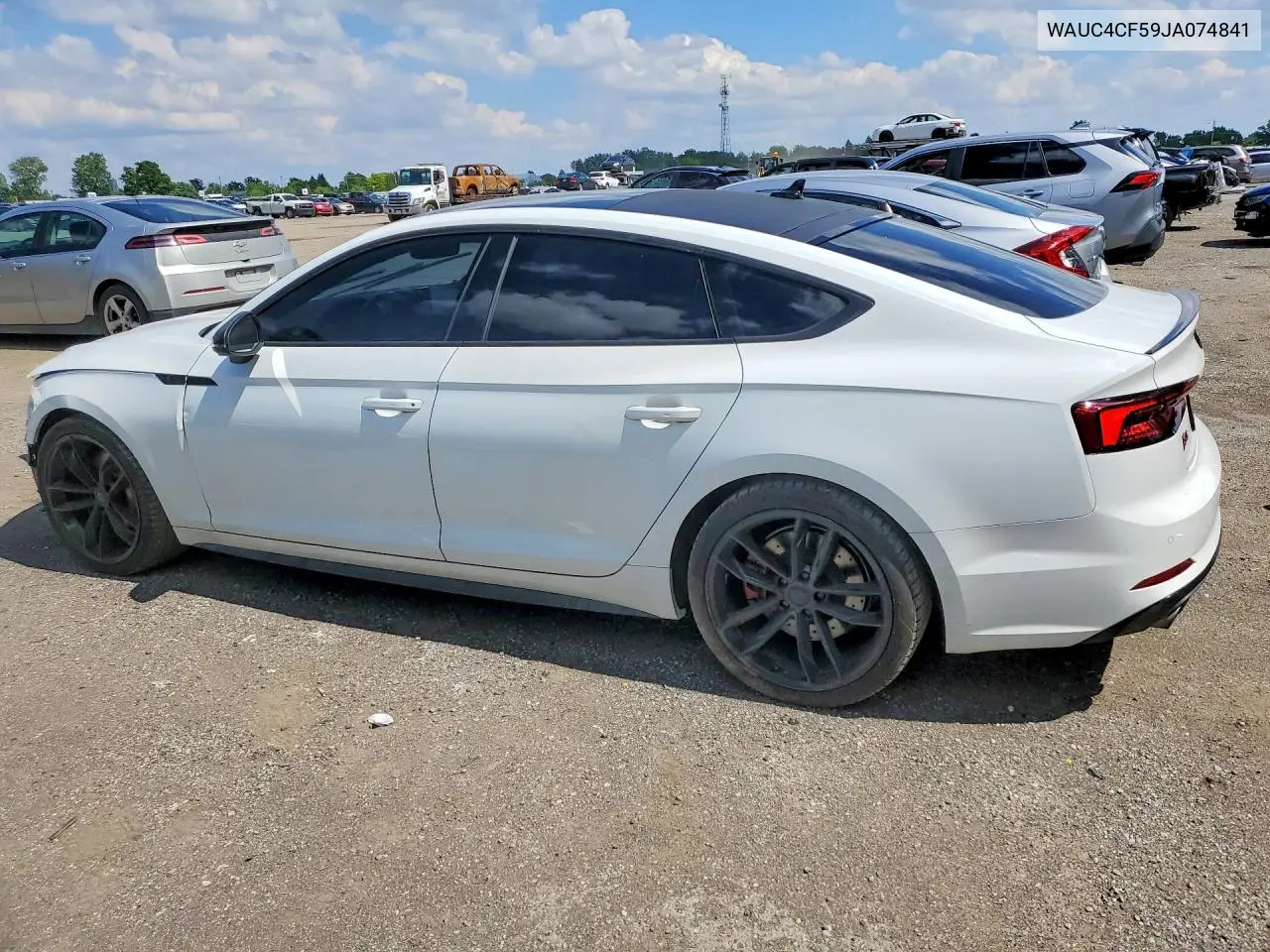 Auction sale of the 2018 Audi S5 , vin: WAUC4CF59JA074841, lot number: 56758296