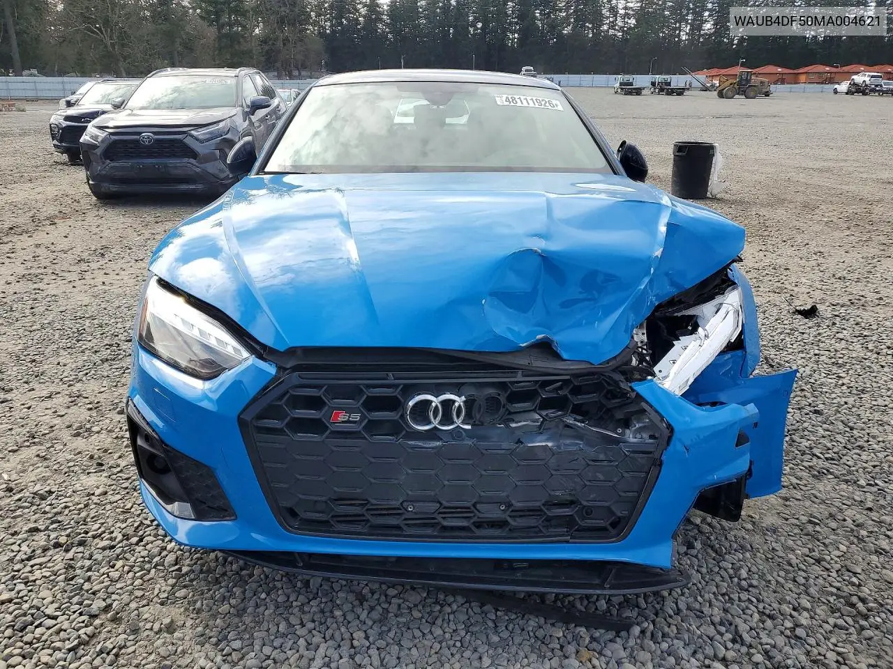 Auction sale of the 2021 Audi RS5 , vin: WAUB4DF50MA004621, lot number: 48111926