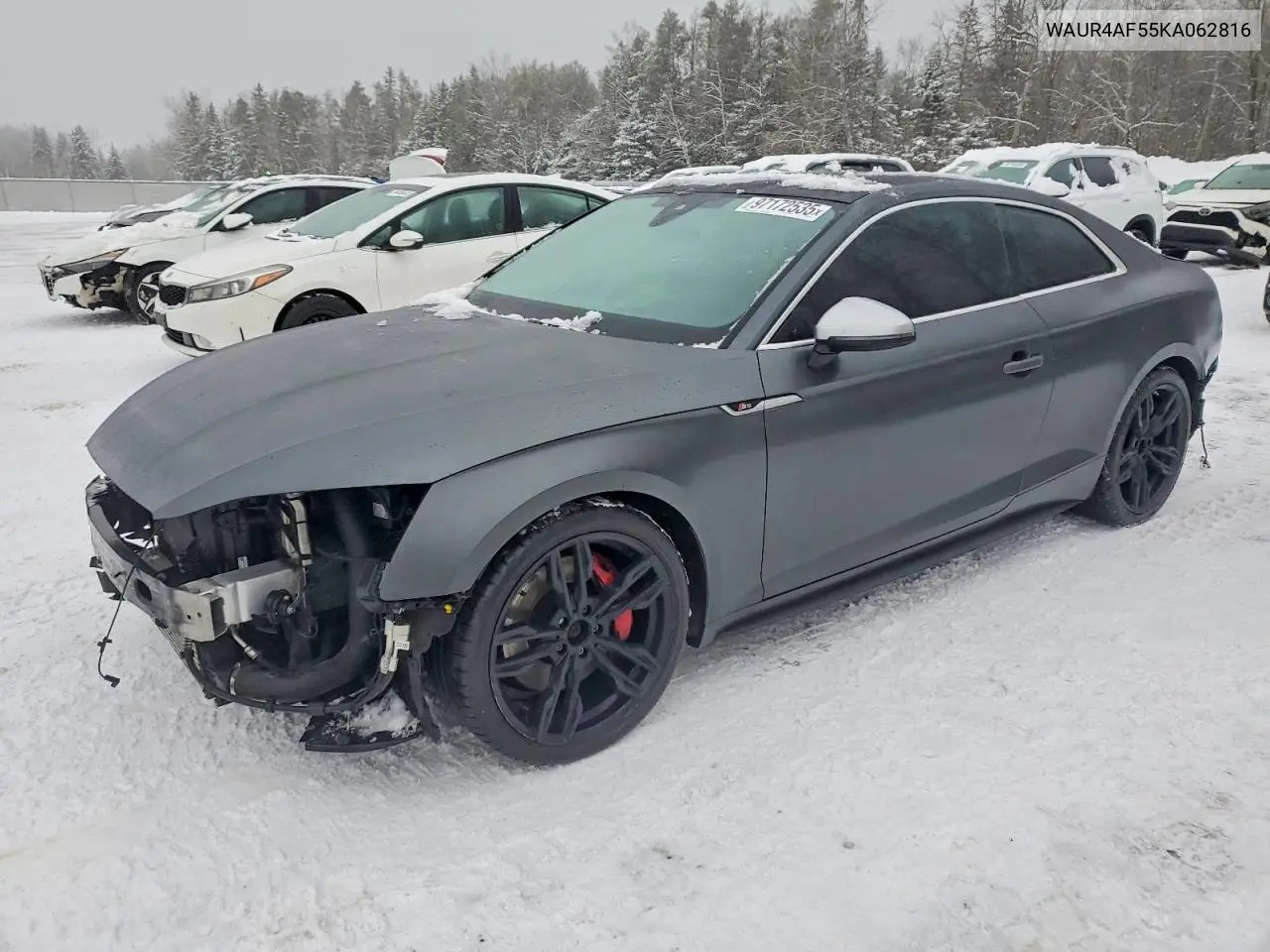 Auction sale of the 2019 Audi S5 , vin: WAUR4AF55KA062816, lot number: 97172535
