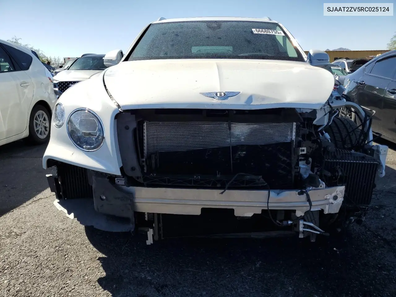 Auction sale of the 2024 Bentley Bentayga , vin: SJAAT2ZV5RC025124, lot number: 66680755