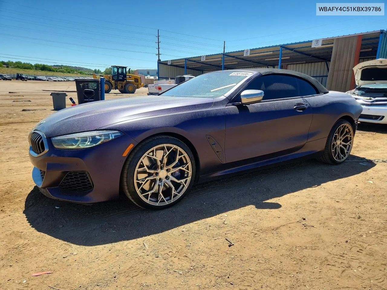 Auction sale of the 2019 BMW M8 , vin: WBAFY4C51KBX39786, lot number: 57881696