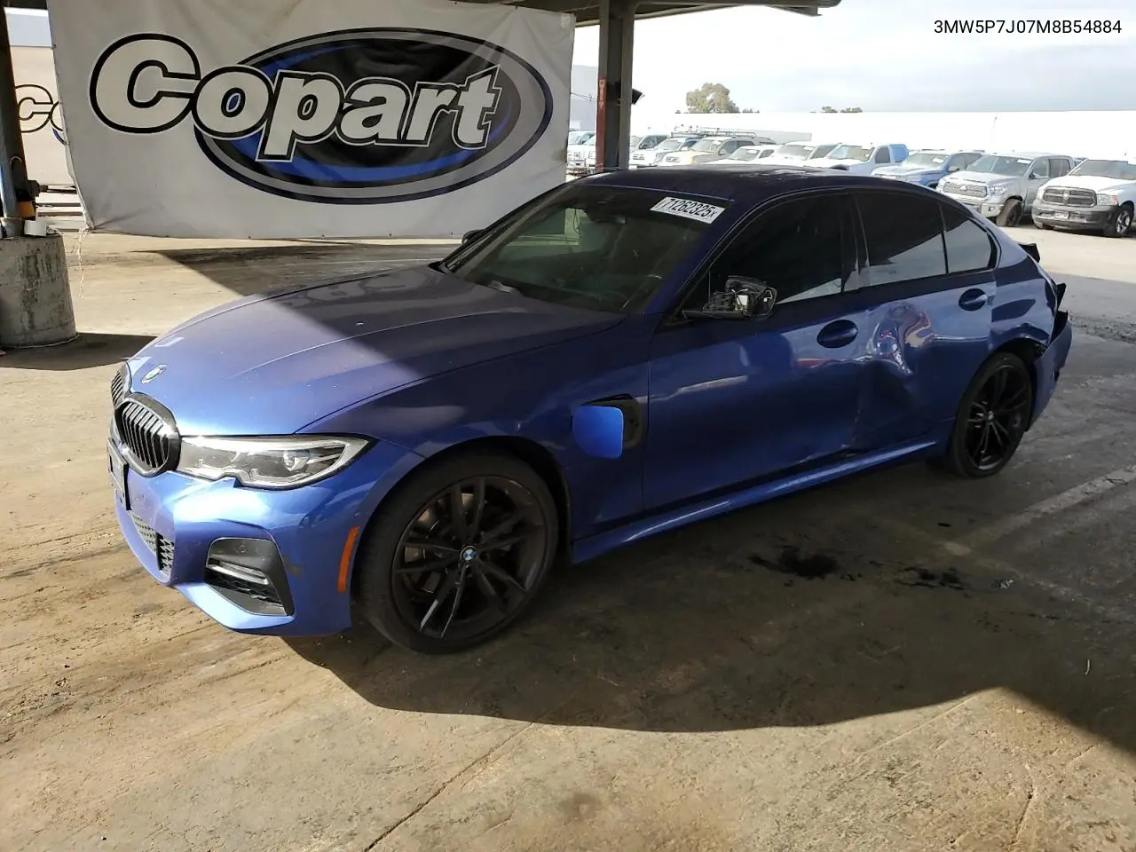 Auction sale of the 2021 BMW 3er , vin: 3MW5P7J07M8B54884, lot number: 71262325