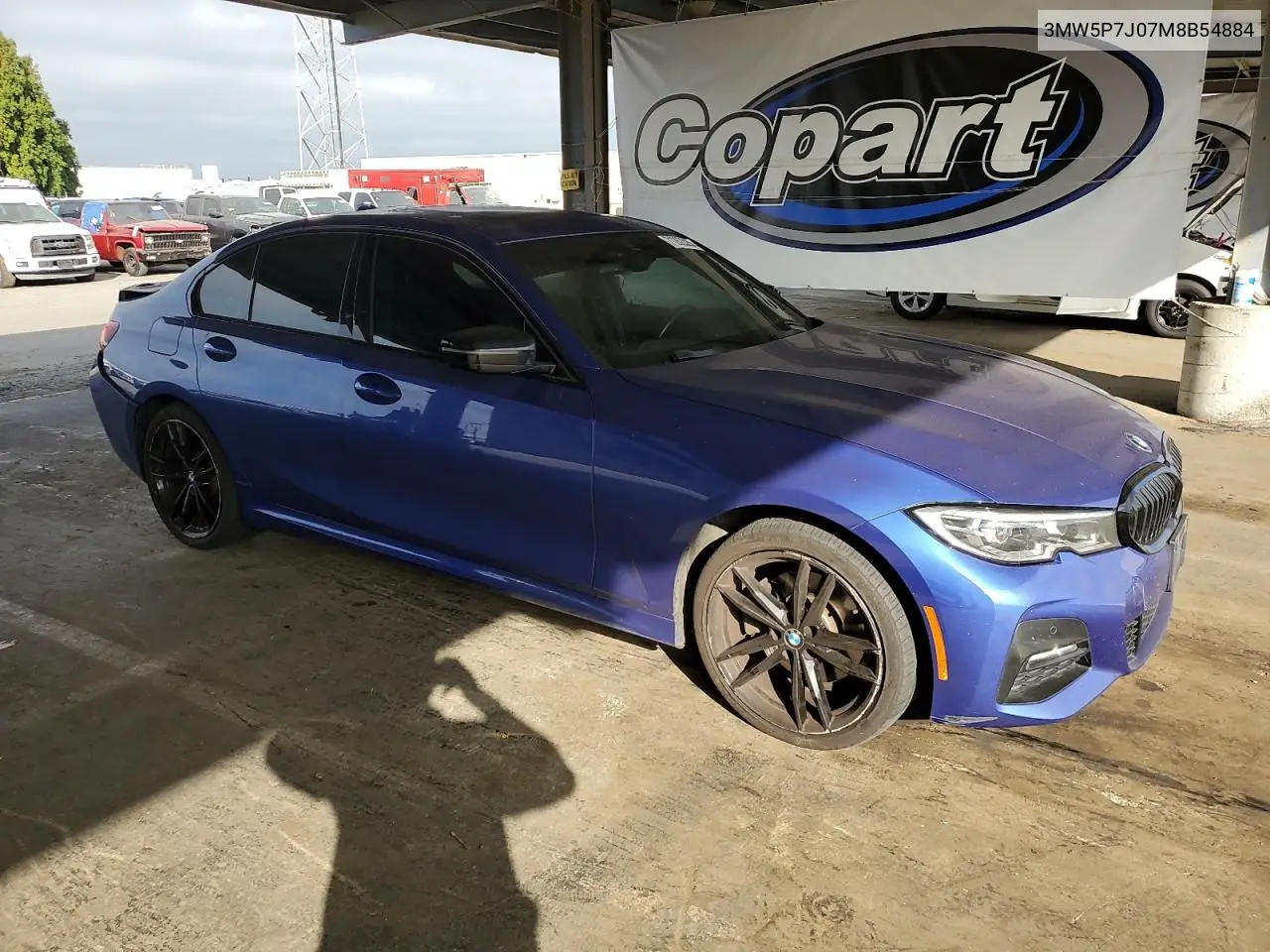 Auction sale of the 2021 BMW 3er , vin: 3MW5P7J07M8B54884, lot number: 71262325