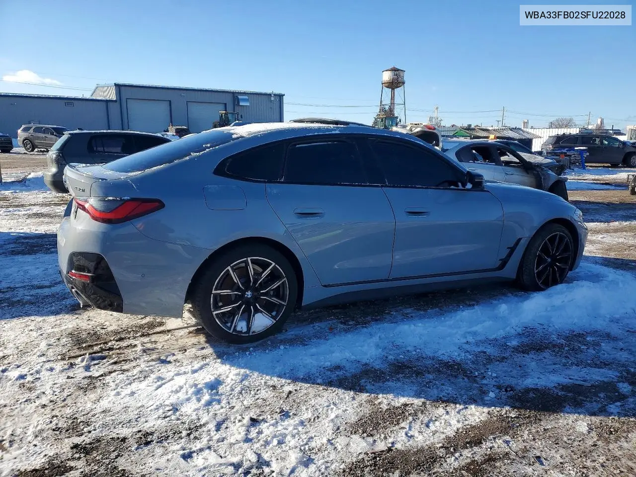 Auction sale of the 2025 BMW 4er , vin: WBA33FB02SFU22028, lot number: 74665115