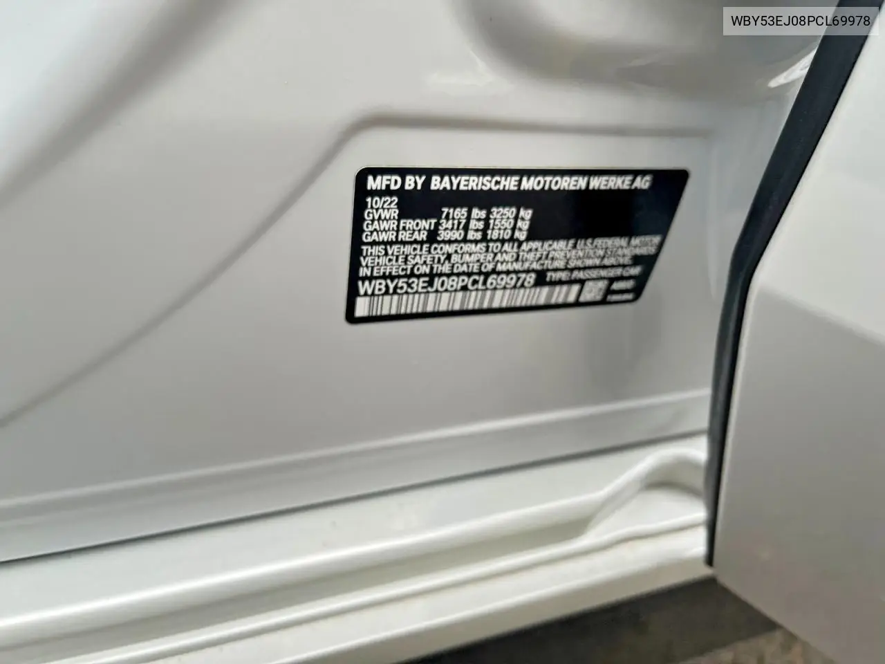 Auction sale of the 2023 BMW i7 , vin: WBY53EJ08PCL69978, lot number: 48802706