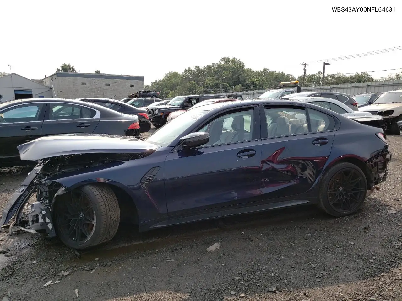 Auction sale of the 2022 BMW M3 , vin: WBS43AY00NFL64631, lot number: 58466333