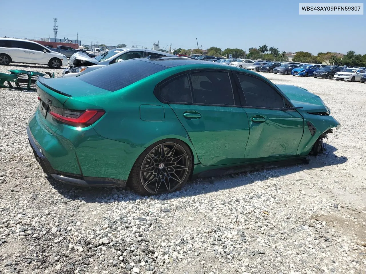 Auction sale of the 2023 BMW M3 , vin: WBS43AY09PFN59307, lot number: 49592714