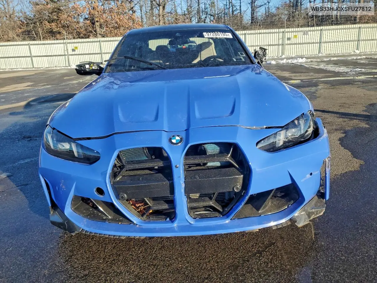 Auction sale of the 2025 BMW M3 , vin: WBS33HJ0XSFU27812, lot number: 97280195