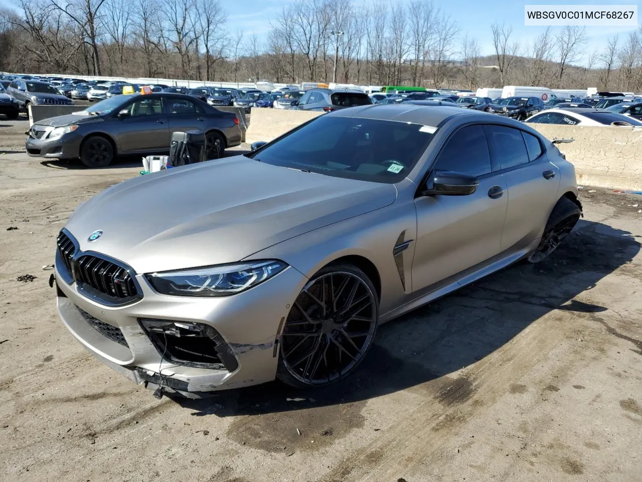 Auction sale of the 2021 BMW M8 , vin: WBSGV0C01MCF68267, lot number: 45454664