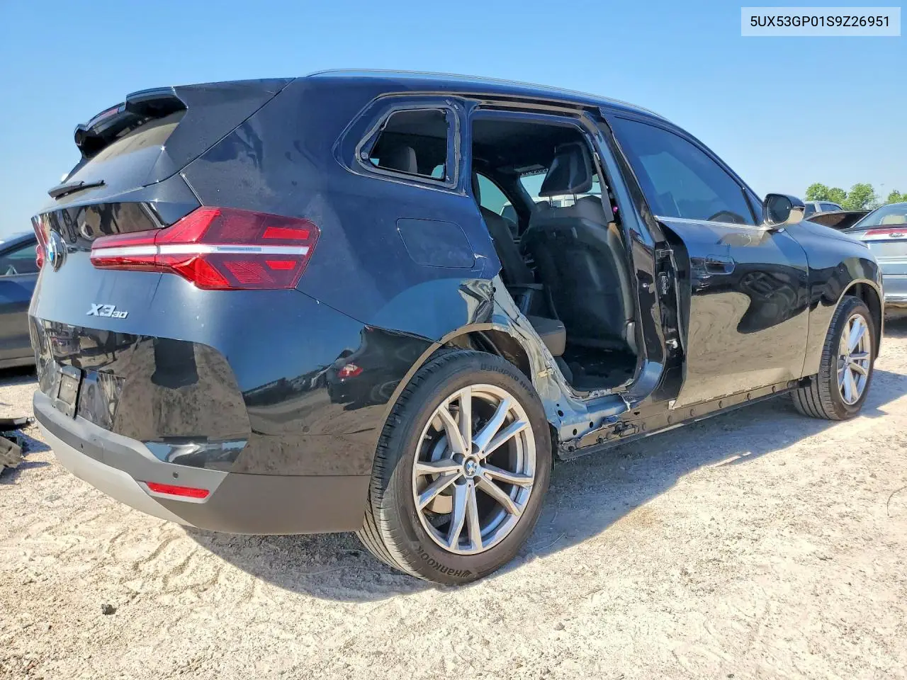 Auction sale of the 2025 BMW X3 , vin: 5UX53GP01S9Z26951, lot number: 53254036