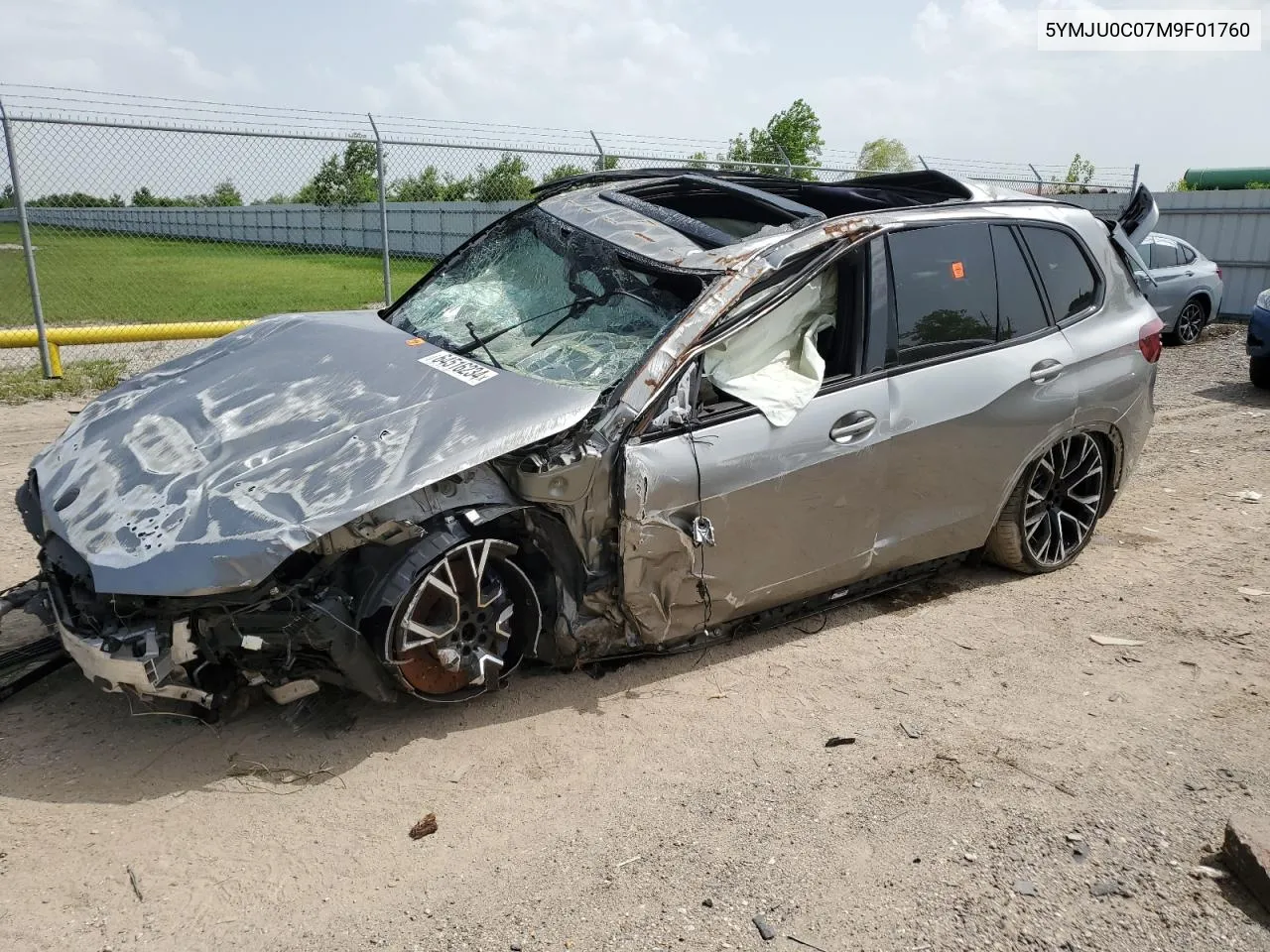 Auction sale of the 2021 BMW X5 , vin: 5YMJU0C07M9F01760, lot number: 64516234