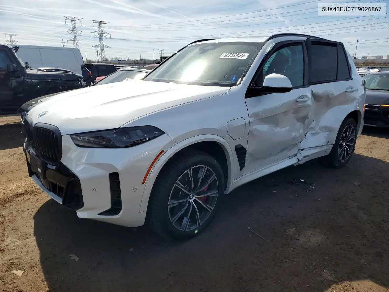 Auction sale of the 2026 BMW X5 , vin: 5UX43EU07T9026867, lot number: 46752956