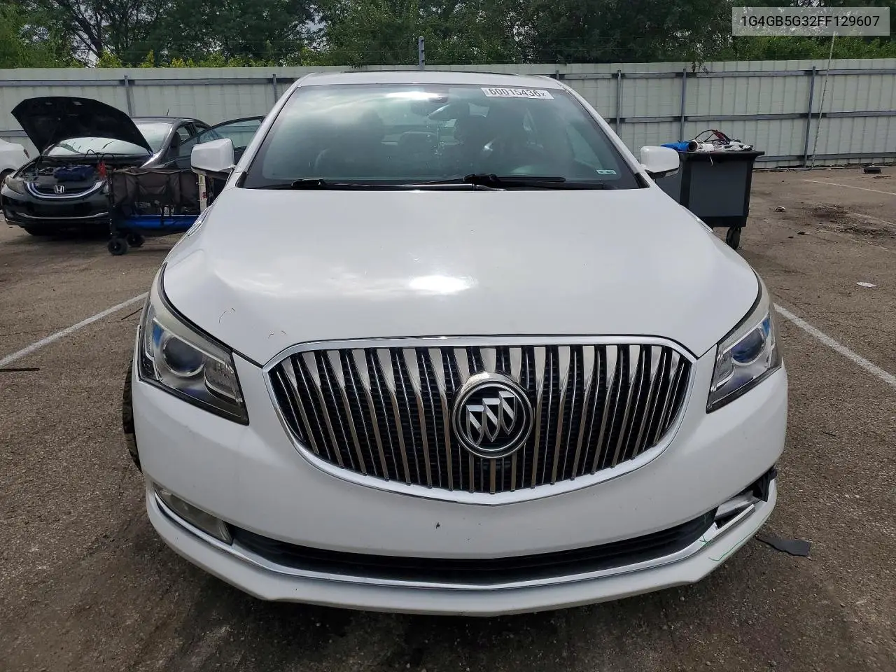 Auction sale of the 2015 Buick LaCrosse , vin: 1G4GB5G32FF129607, lot number: 60015436
