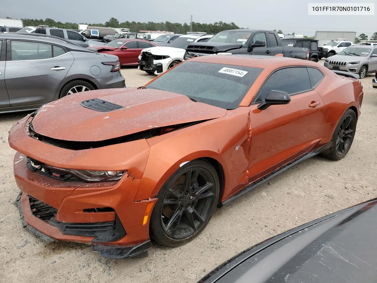Auction sale of the 2022 Chevrolet Camaro , vin: 1G1FF1R70N0101716, lot number: 48887154