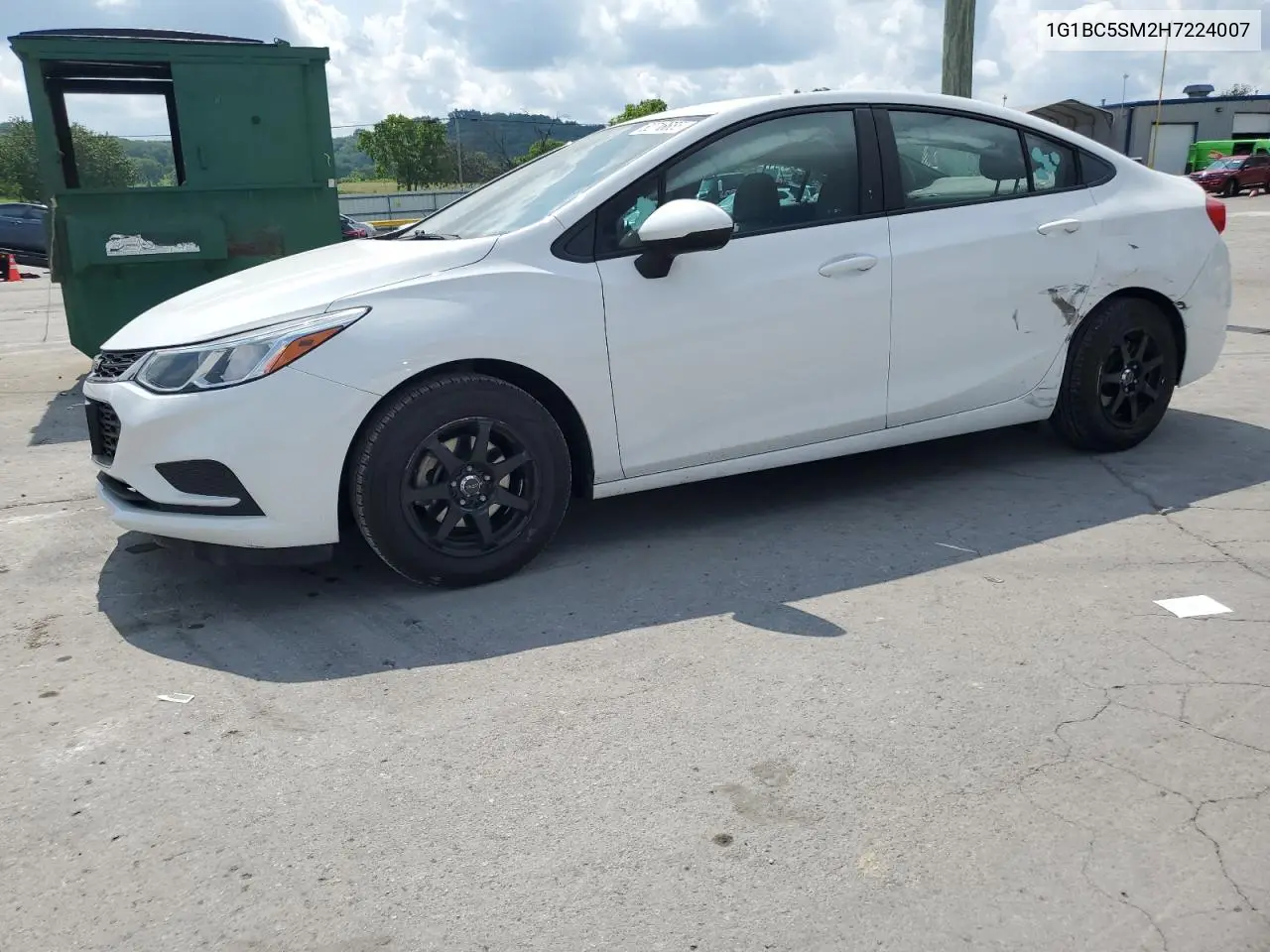 Auction sale of the 2017 Chevrolet Cruze , vin: 1G1BC5SM2H7224007, lot number: 62718655