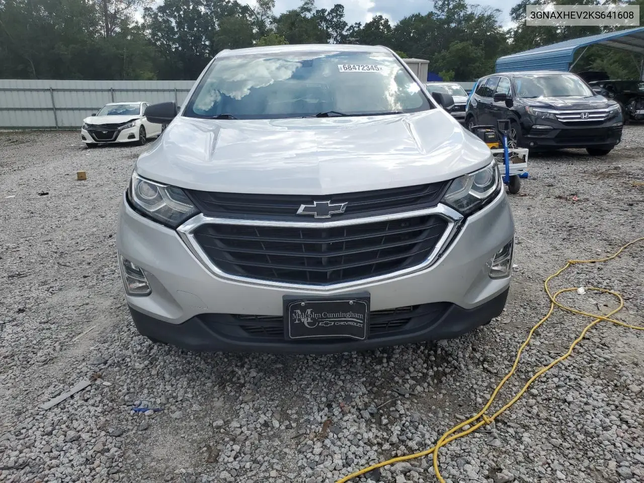 Auction sale of the 2019 Chevrolet Equinox , vin: 3GNAXHEV2KS641608, lot number: 68472345