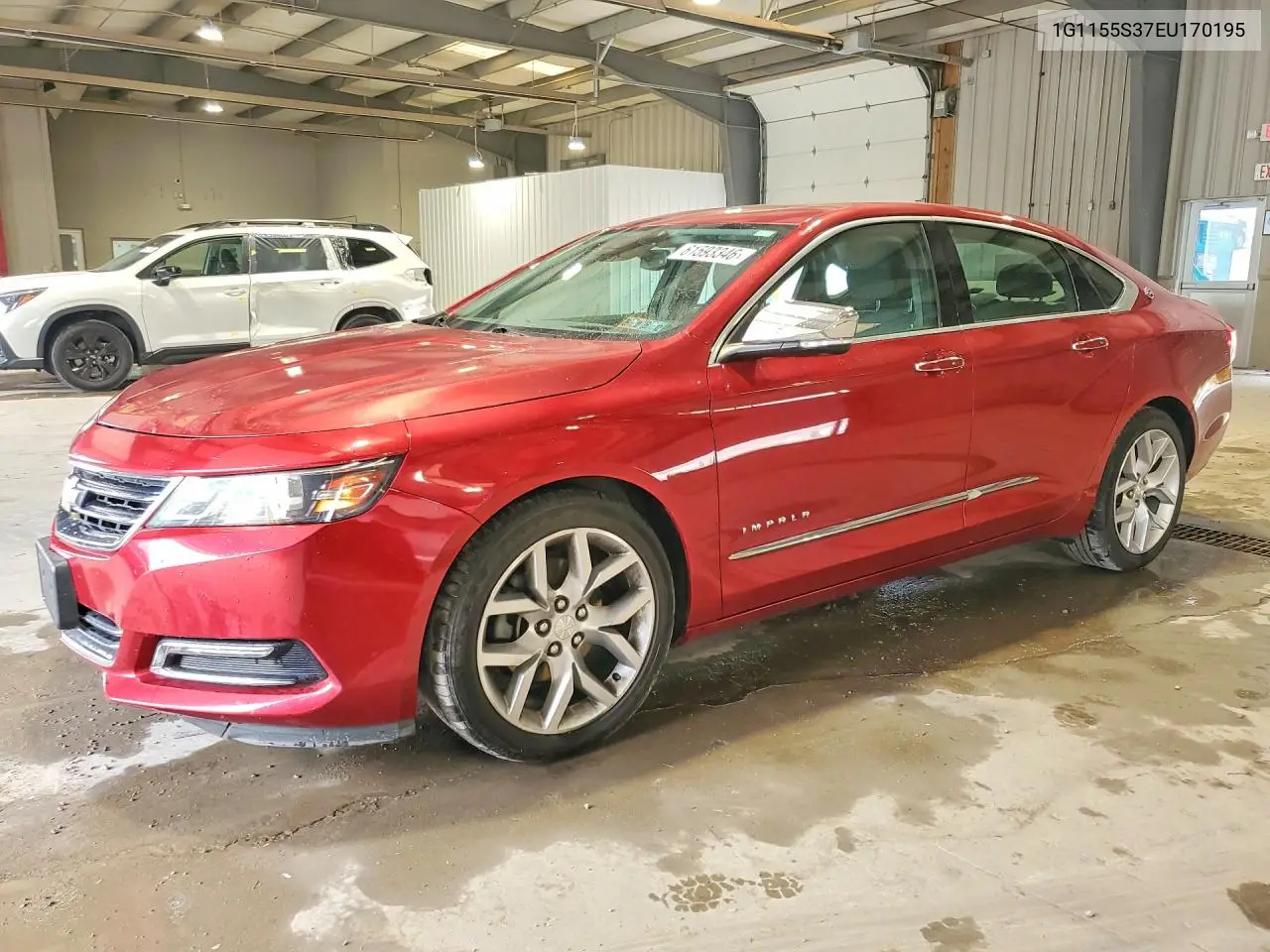 Auction sale of the 2014 Chevrolet Impala , vin: 1G1155S37EU170195, lot number: 61593346