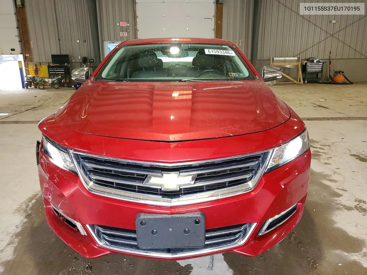 Auction sale of the 2014 Chevrolet Impala , vin: 1G1155S37EU170195, lot number: 61593346
