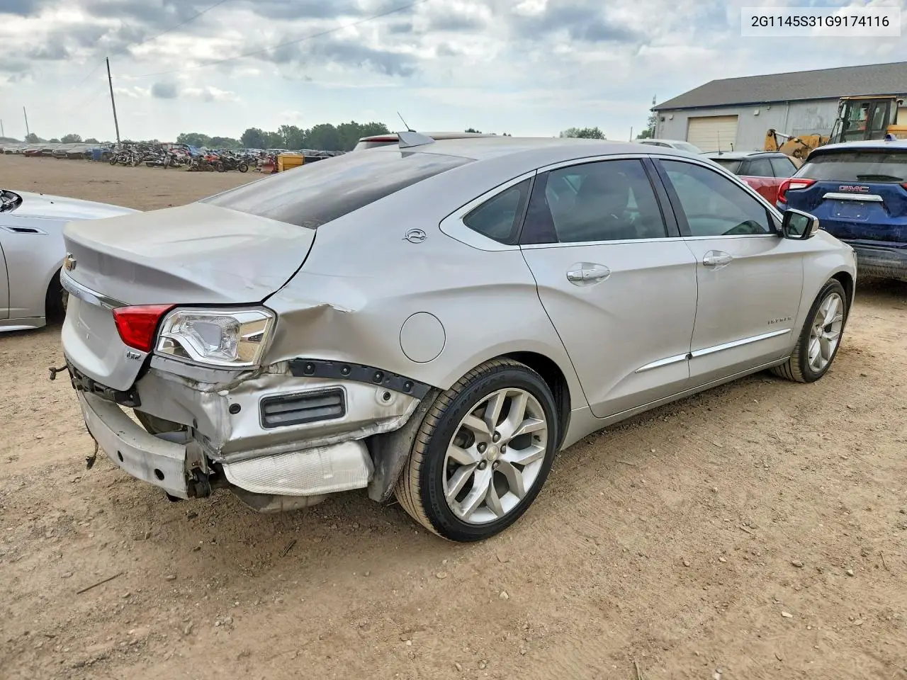 Auction sale of the 2016 Chevrolet Impala , vin: 2G1145S31G9174116, lot number: 61550936