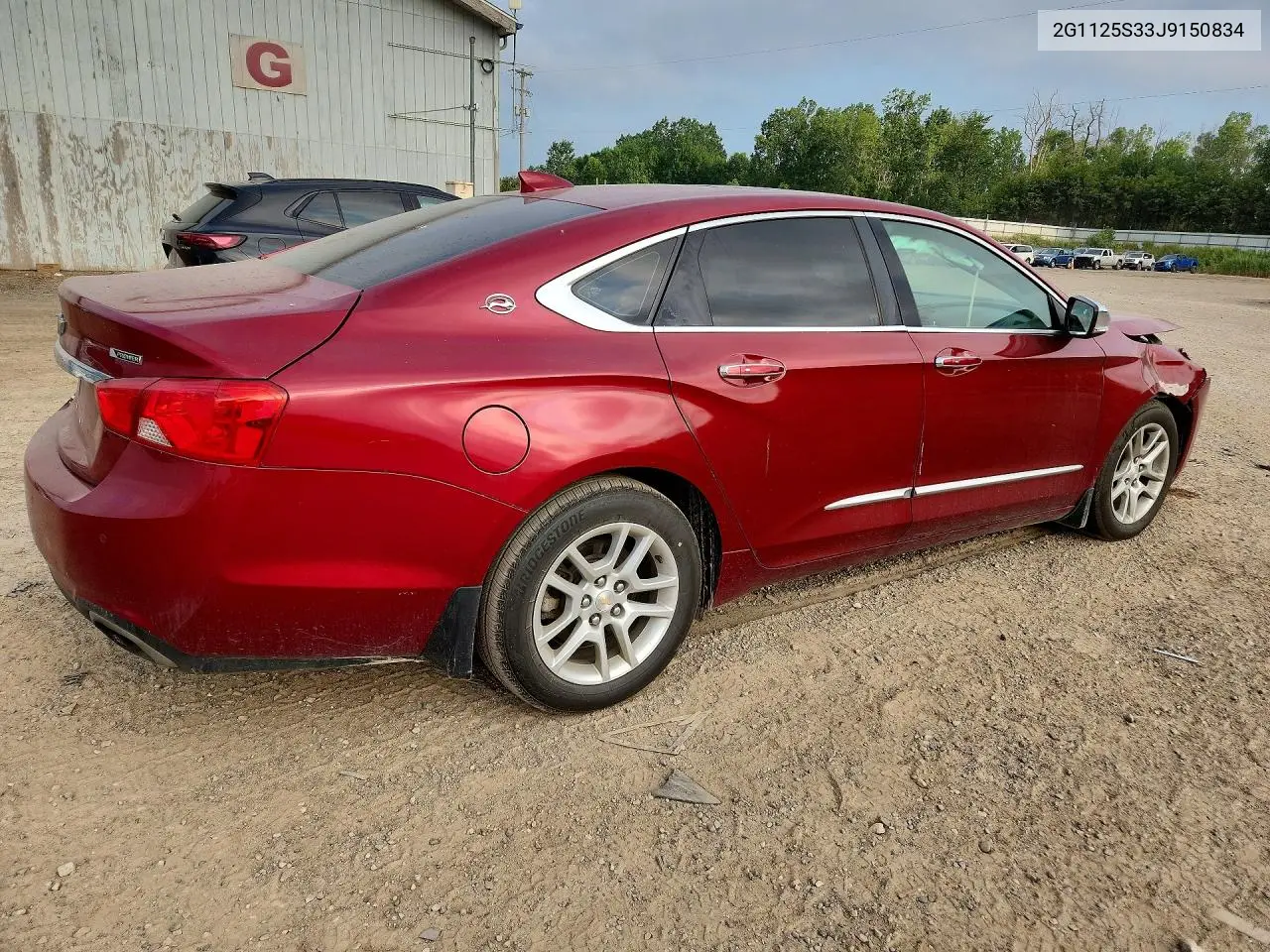 Auction sale of the 2018 Chevrolet Impala , vin: 2G1125S33J9150834, lot number: 60479306