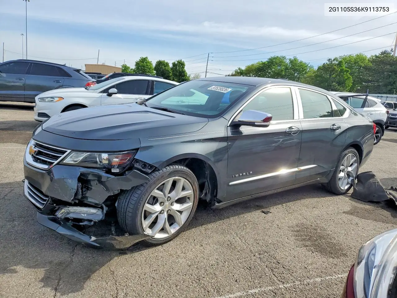 Auction sale of the 2019 Chevrolet Impala , vin: 2G1105S36K9113753, lot number: 50528826