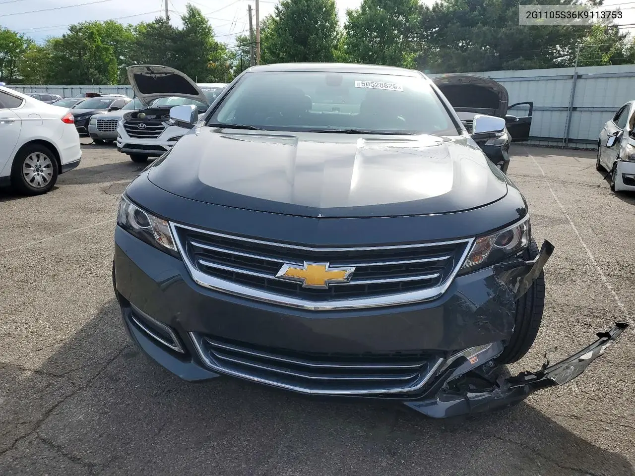 Auction sale of the 2019 Chevrolet Impala , vin: 2G1105S36K9113753, lot number: 50528826