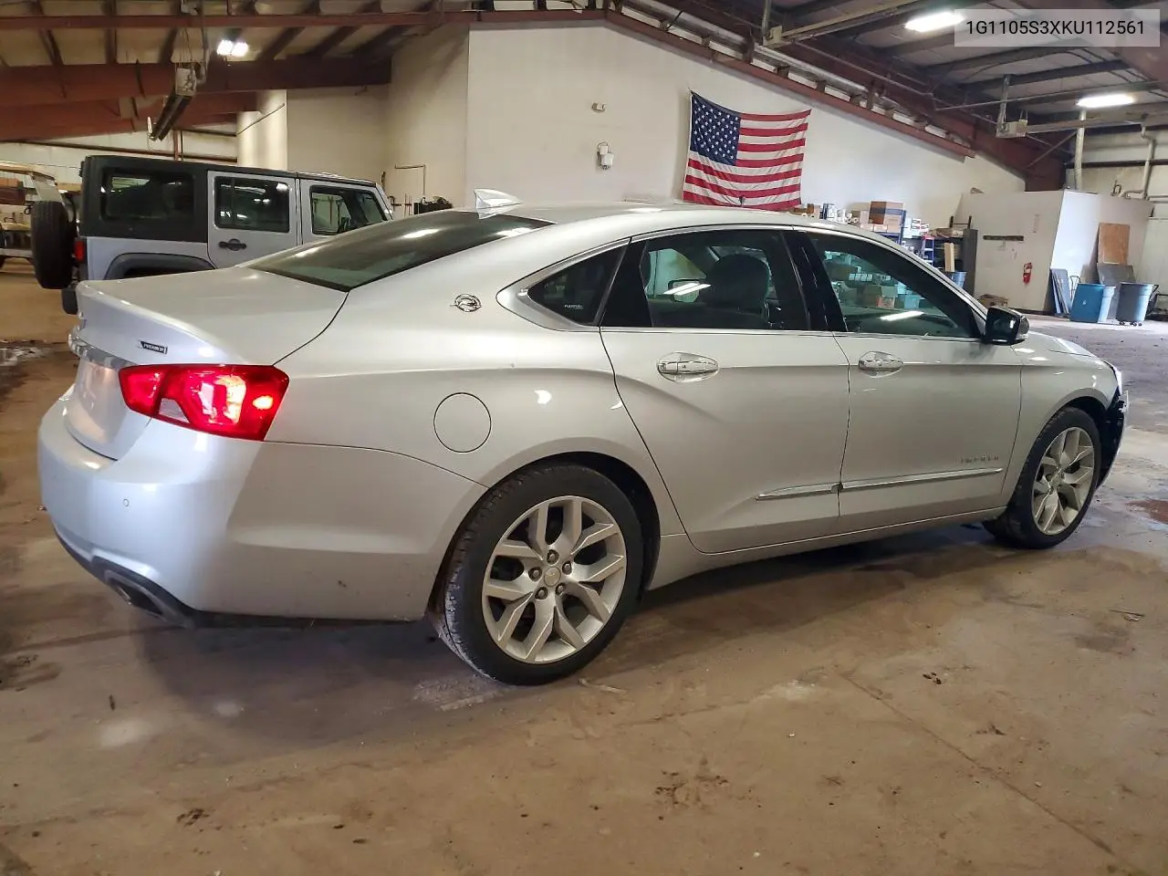 Auction sale of the 2019 Chevrolet Impala , vin: 1G1105S3XKU112561, lot number: 54265356