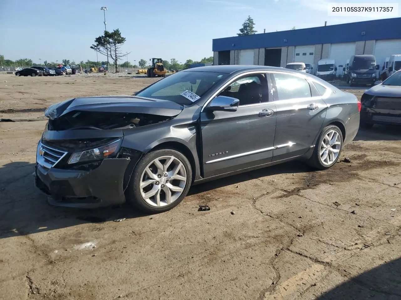 Auction sale of the 2019 Chevrolet Impala , vin: 2G1105S37K9117357, lot number: 62270405