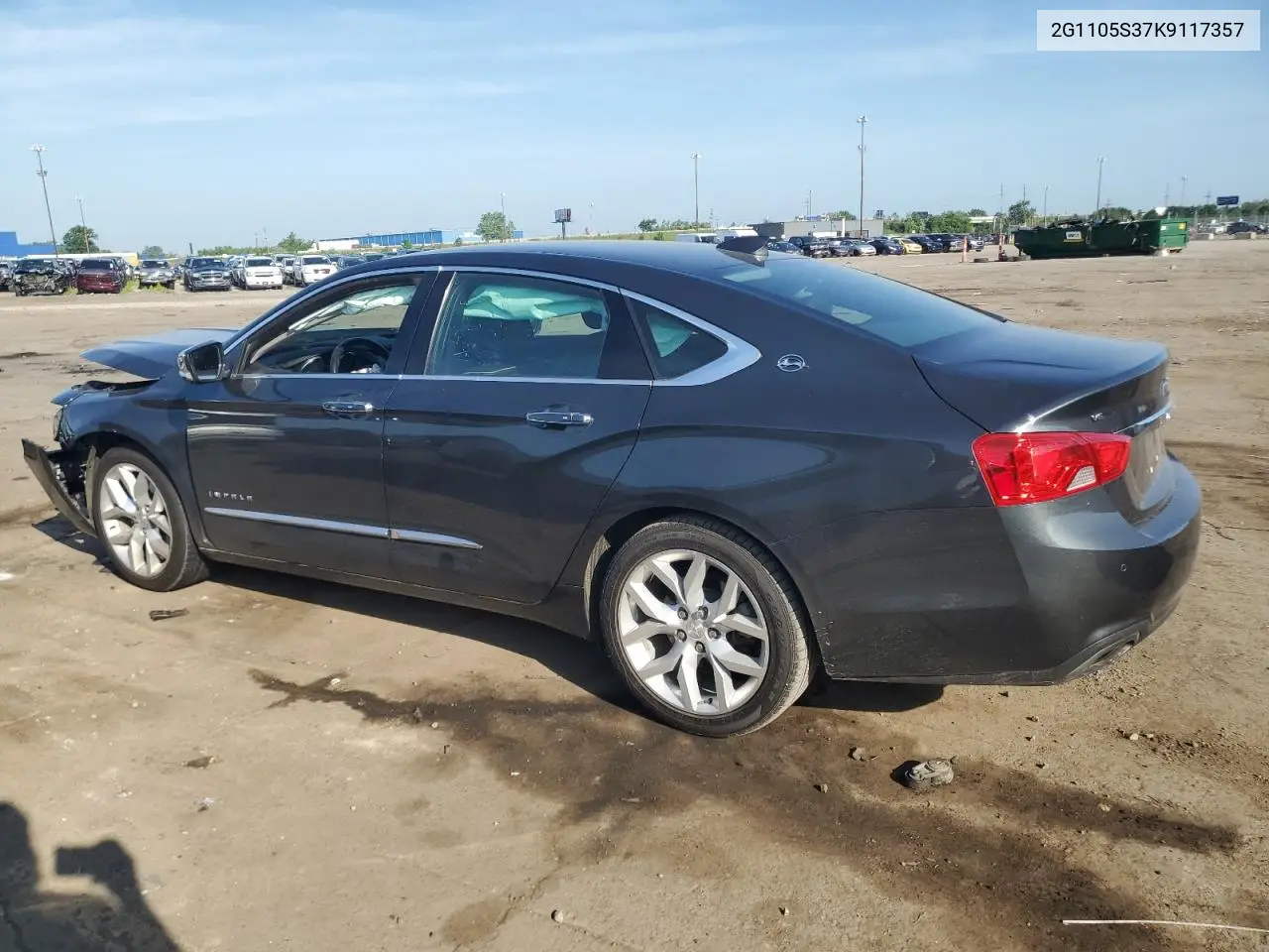 Auction sale of the 2019 Chevrolet Impala , vin: 2G1105S37K9117357, lot number: 62270405