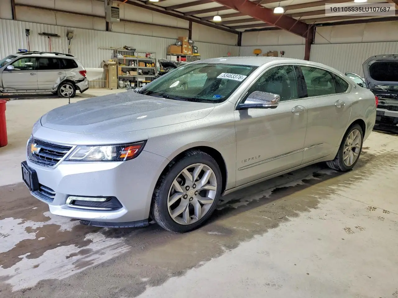 Auction sale of the 2020 Chevrolet Impala , vin: 1G1105S35LU107687, lot number: 53463376