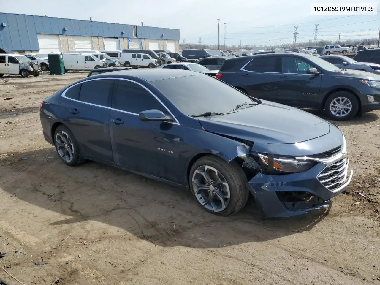 Auction sale of the 2021 Chevrolet Malibu , vin: 1G1ZD5ST9MF019108, lot number: 48399505
