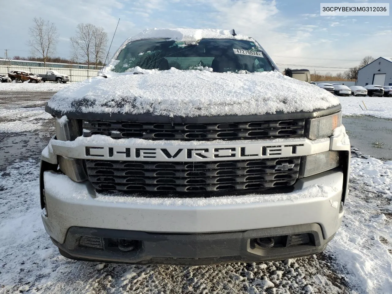Auction sale of the 2021 Chevrolet Silverado , vin: 3GCPYBEK3MG312036, lot number: 47276574