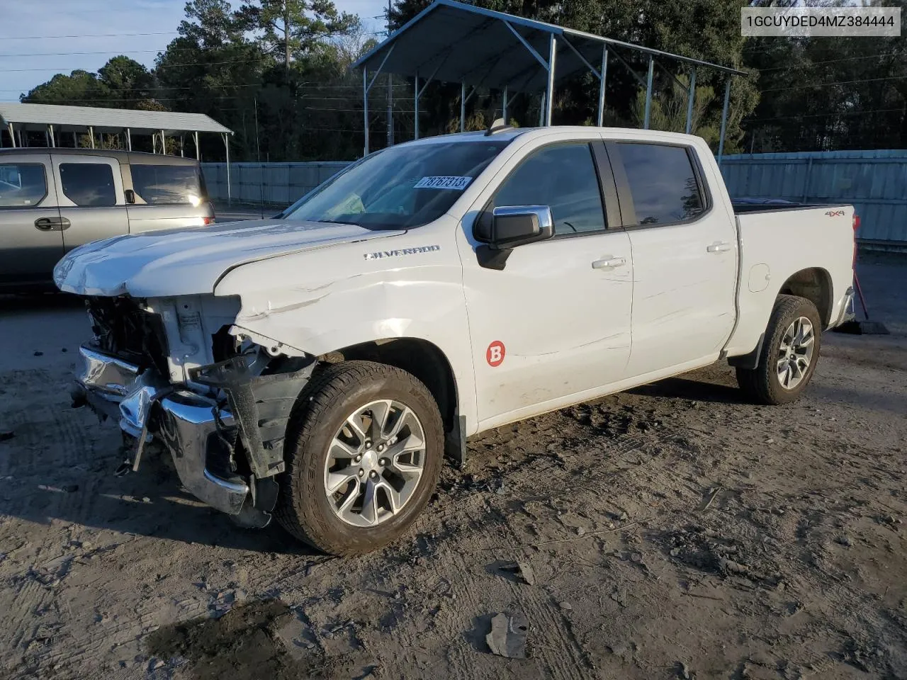 Auction sale of the 2021 Chevrolet Silverado , vin: 1GCUYDED4MZ384444, lot number: 78767313