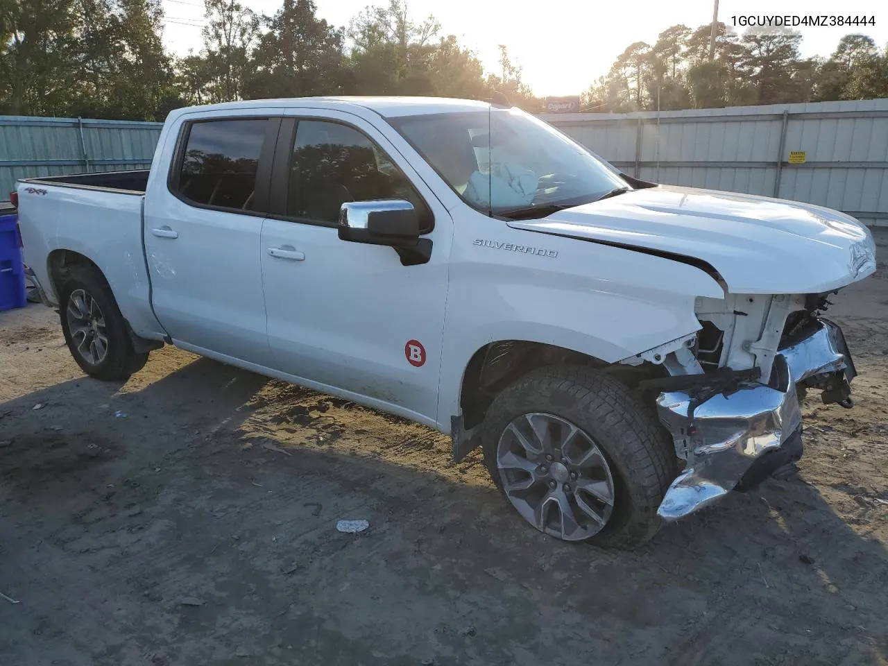 Auction sale of the 2021 Chevrolet Silverado , vin: 1GCUYDED4MZ384444, lot number: 78767313