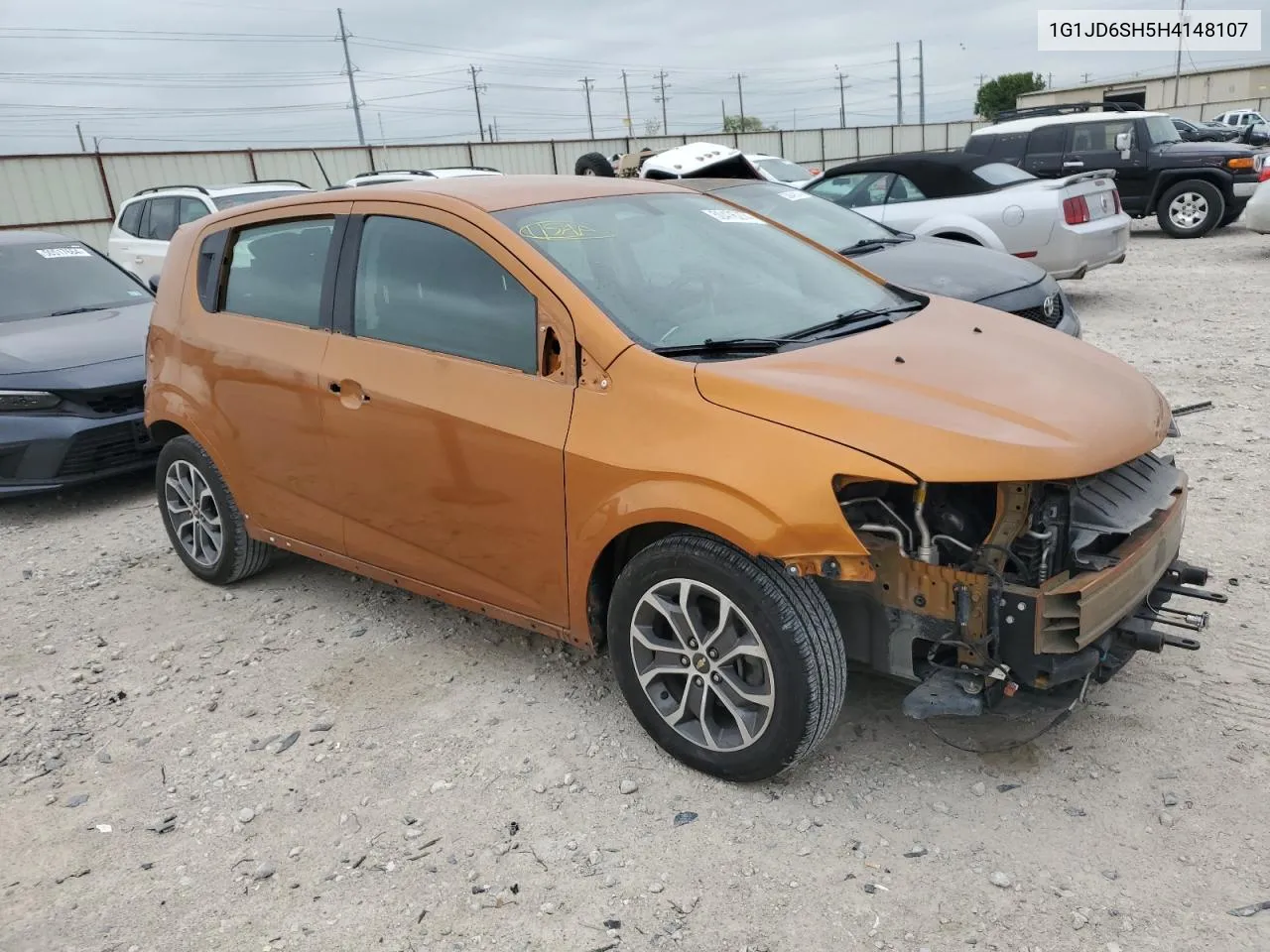 Auction sale of the 2017 Chevrolet Sonic , vin: 1G1JD6SH5H4148107, lot number: 50476274