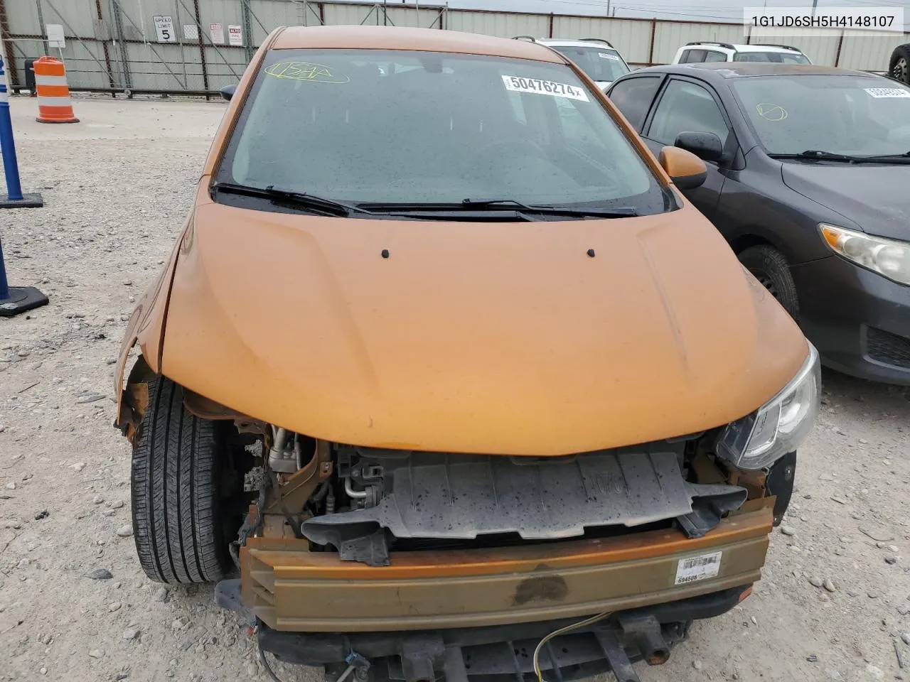 Auction sale of the 2017 Chevrolet Sonic , vin: 1G1JD6SH5H4148107, lot number: 50476274