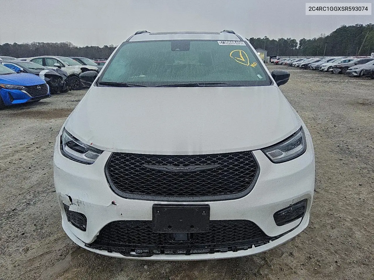 Auction sale of the 2025 Chrysler Pacifica , vin: 2C4RC1GGXSR593074, lot number: 73060845