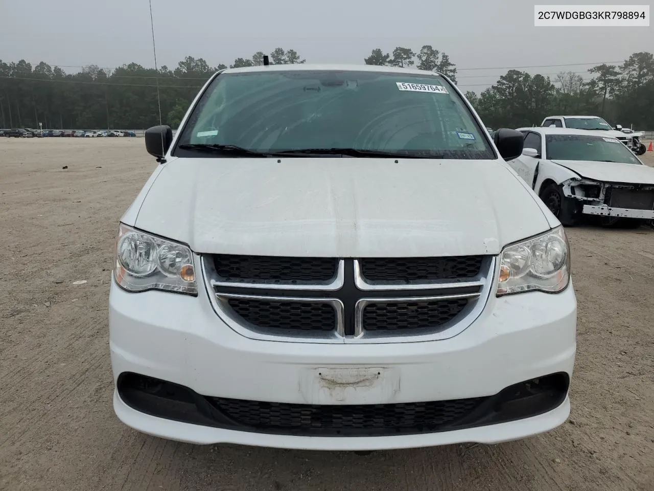 Auction sale of the 2019 Dodge Caravan , vin: 2C7WDGBG3KR798894, lot number: 51659764