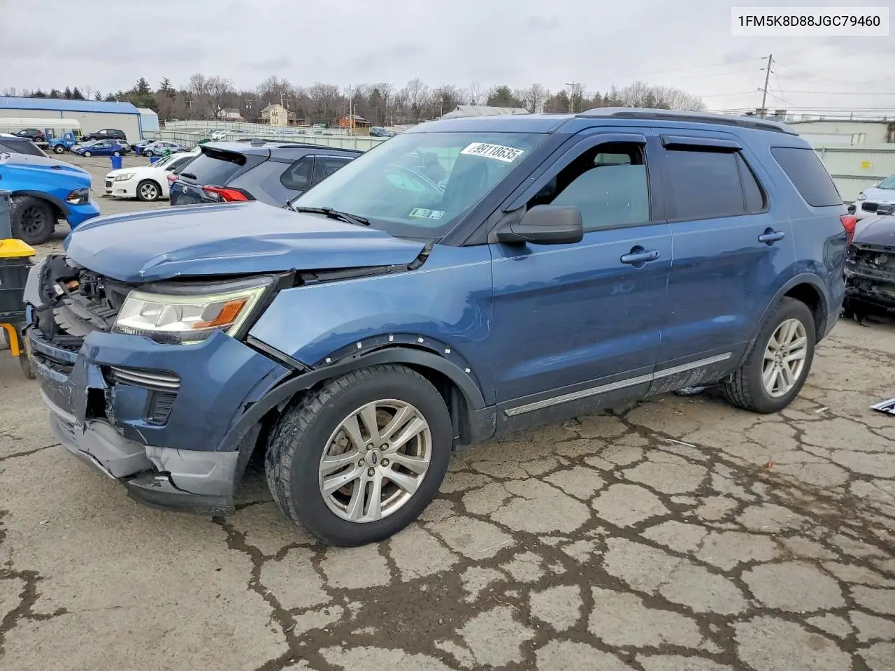 Auction sale of the 2018 Ford Explorer , vin: 1FM5K8D88JGC79460, lot number: 99118635