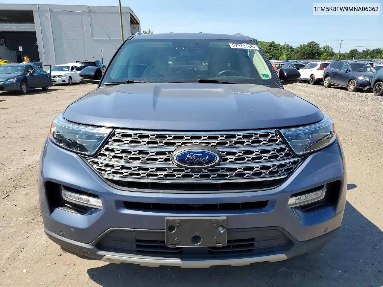 Auction sale of the 2021 Ford Explorer , vin: 1FM5K8FW9MNA06362, lot number: 57973766