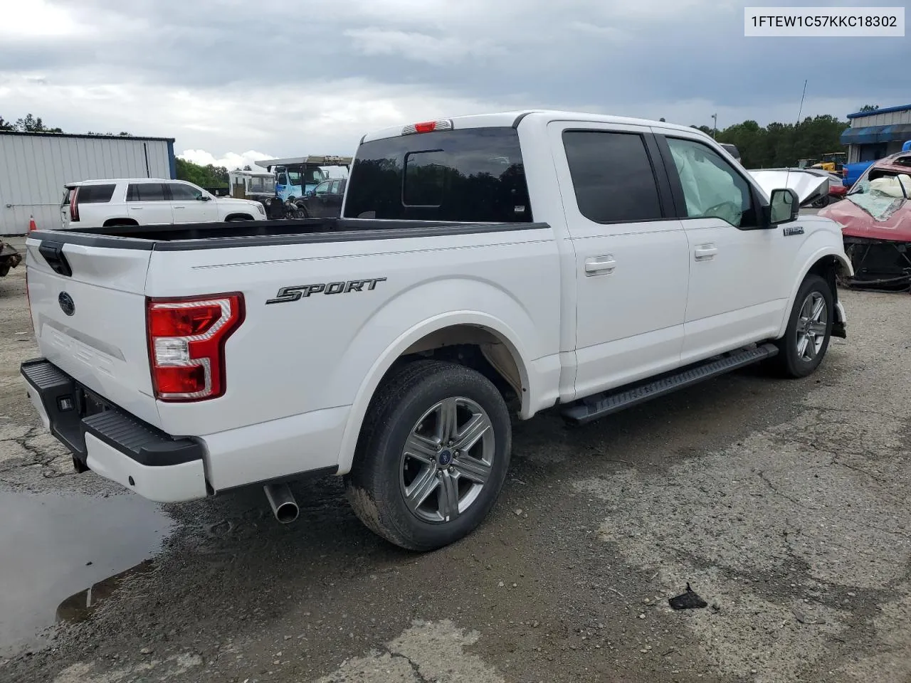 Auction sale of the 2019 Ford F 150 , vin: 1FTEW1C57KKC18302, lot number: 49598224