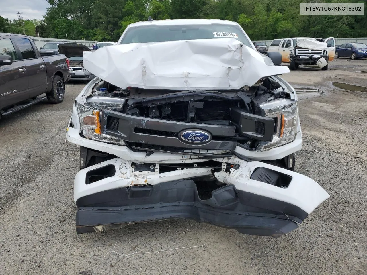 Auction sale of the 2019 Ford F 150 , vin: 1FTEW1C57KKC18302, lot number: 49598224