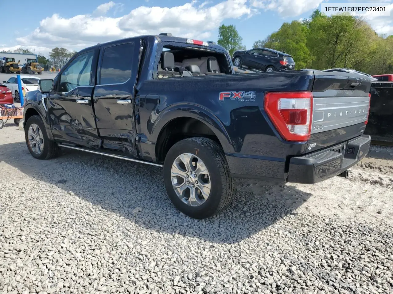 Auction sale of the 2023 Ford F 150 , vin: 1FTFW1E87PFC23401, lot number: 53086355