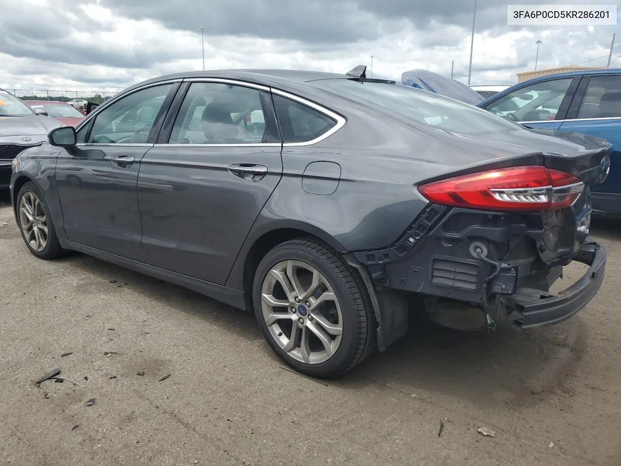 Auction sale of the 2019 Ford Fusion , vin: 3FA6P0CD5KR286201, lot number: 56611364